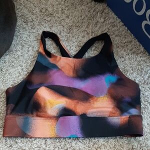 Fabletics Colorful Abstract Sports Bra